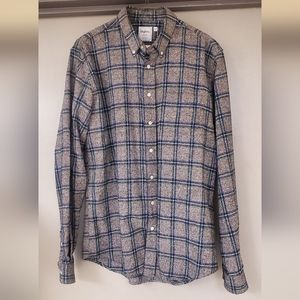 schnayderman's flannel checked shirt medium